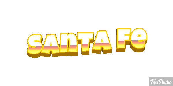 Santa Fe Efecto de texto