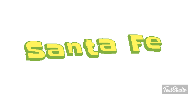 Santa Fe Efecto de texto