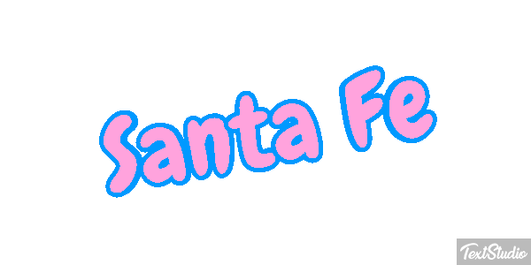 Santa Fe Efecto de texto