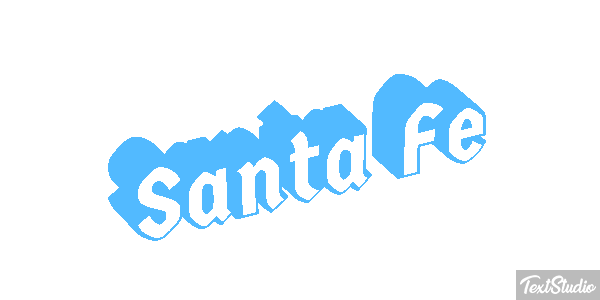 Santa Fe Efecto de texto
