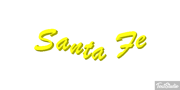 Santa Fe Efecto de texto