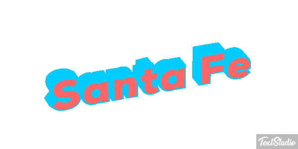 Santa Fe Efecto de texto