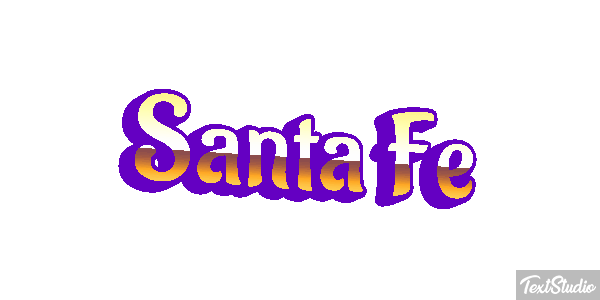 Santa Fe Efecto de texto