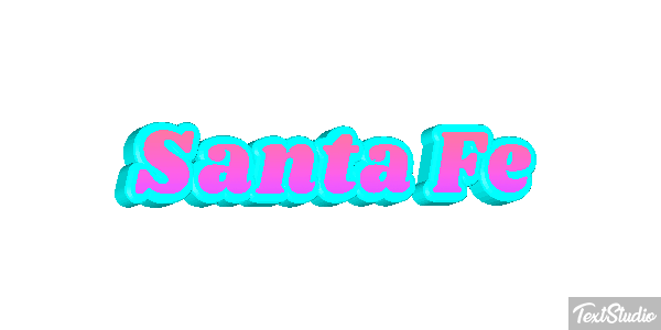 Santa Fe Efecto de texto