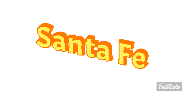 Santa Fe Efecto de texto