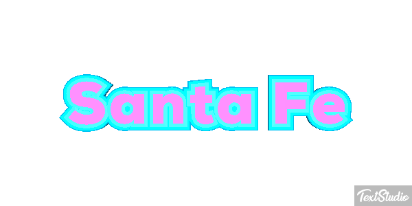 Santa Fe Efecto de texto
