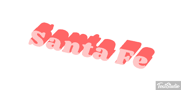 Santa Fe Efecto de texto