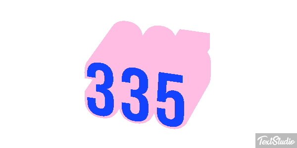 335 Texteffekt