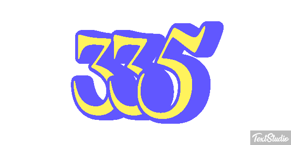 335 Texteffekt
