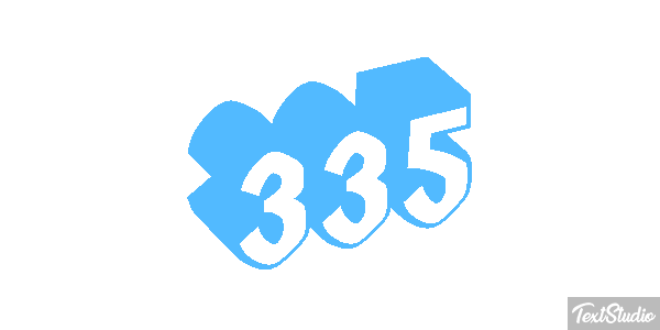 335 Texteffekt
