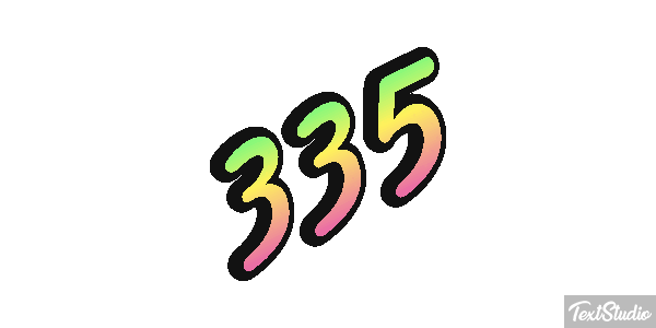 335 Texteffekt