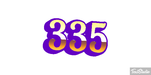 335 Texteffekt