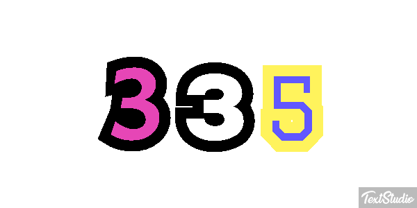 335 Texteffekt