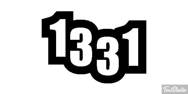 1331 Text effect