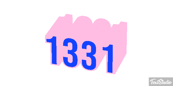 1331 Text effect
