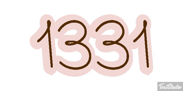 1331 Text effect