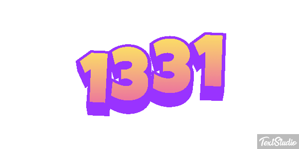 1331 Text effect