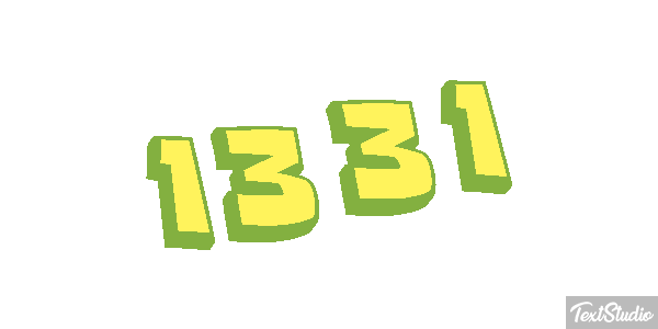 1331 Text effect