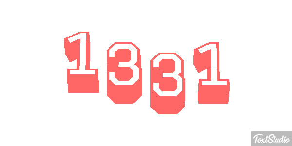 1331 Text effect