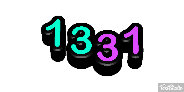 1331 Text effect