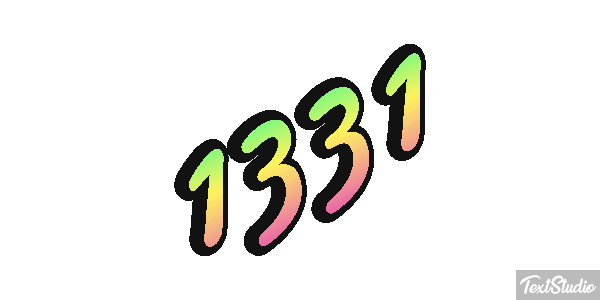 1331 Text effect