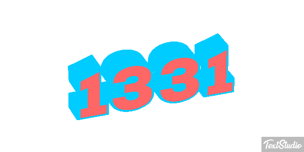 1331 Text effect
