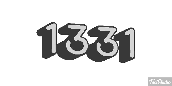 1331 Text effect