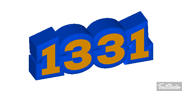 1331 Text effect