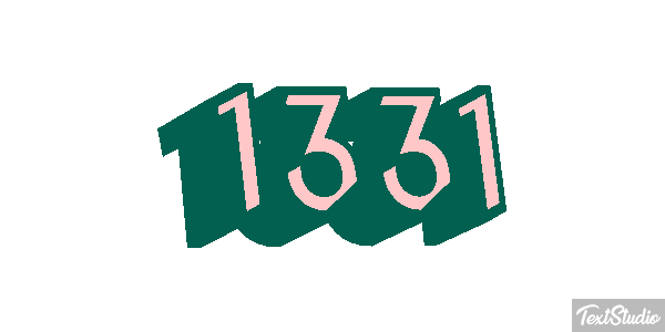 1331 Text effect
