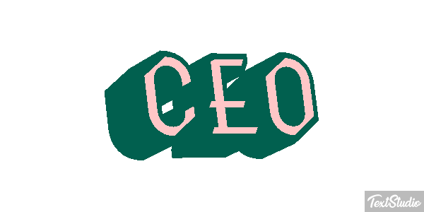CEO Texteffekt