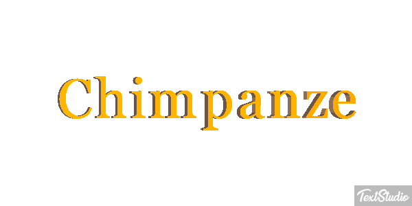 Chimpanzé Efeito do texto
