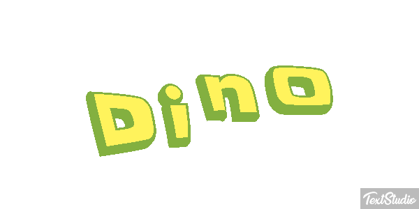 Dino Effetto testo