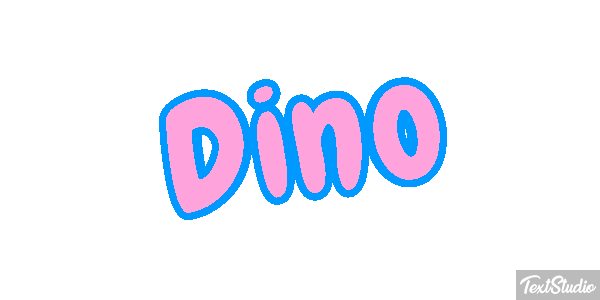 Dino Effetto testo