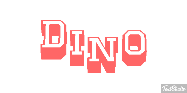 Dino Effetto testo