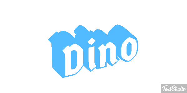 Dino Effetto testo