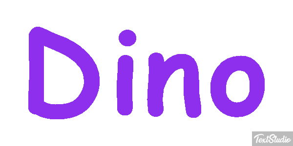 Dino Effetto testo