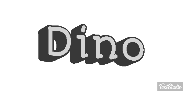 Dino Effetto testo