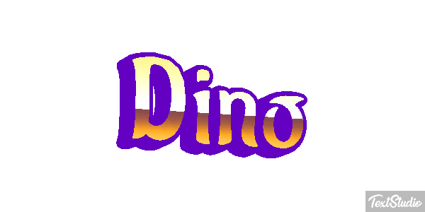Dino Effetto testo