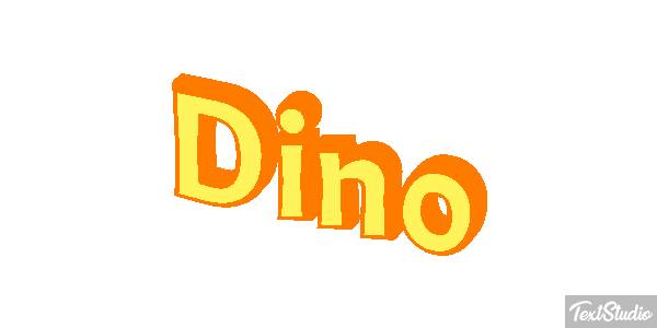 Dino Effetto testo