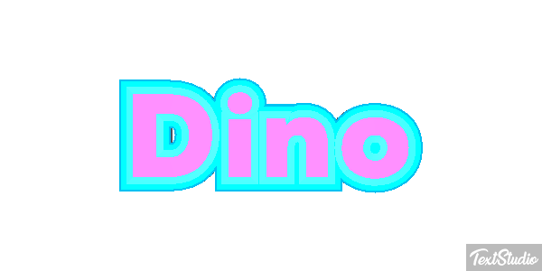 Dino Effetto testo
