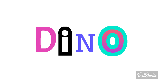 Dino Effetto testo