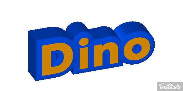Dino Effetto testo