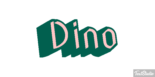 Dino Effetto testo