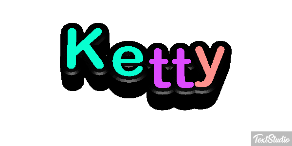 Ketty Efecto de texto