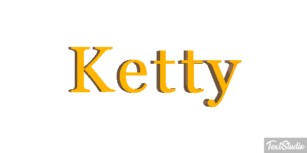 Ketty Efecto de texto