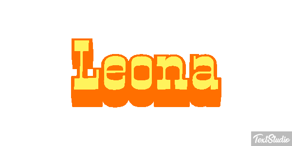 Leona Effet de texte