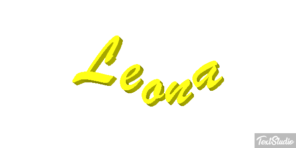 Leona Effet de texte