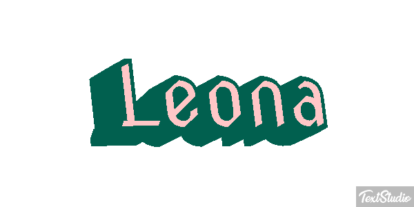 Leona Effet de texte