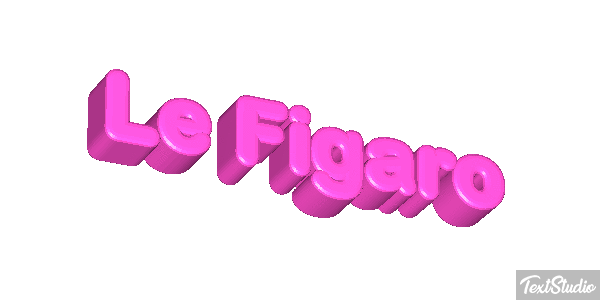 Le Figaro Text effect