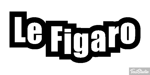 Le Figaro Text effect